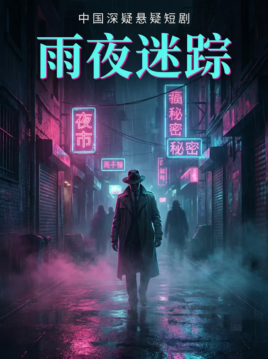 蘑菇影视官网在线 悬疑追踪短剧 - 雨夜迷踪海报
